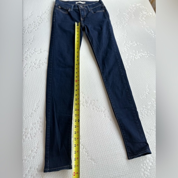 Levi's 710 Super Skinny Dark Wash Jeans, size 26 - Picture 8 of 13